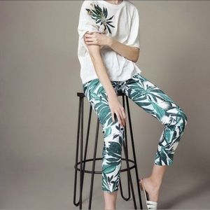 Anna Glover X H&M Tropical Cigarette Pant